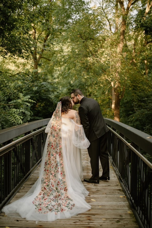 Jewel | Floral Wedding Veil