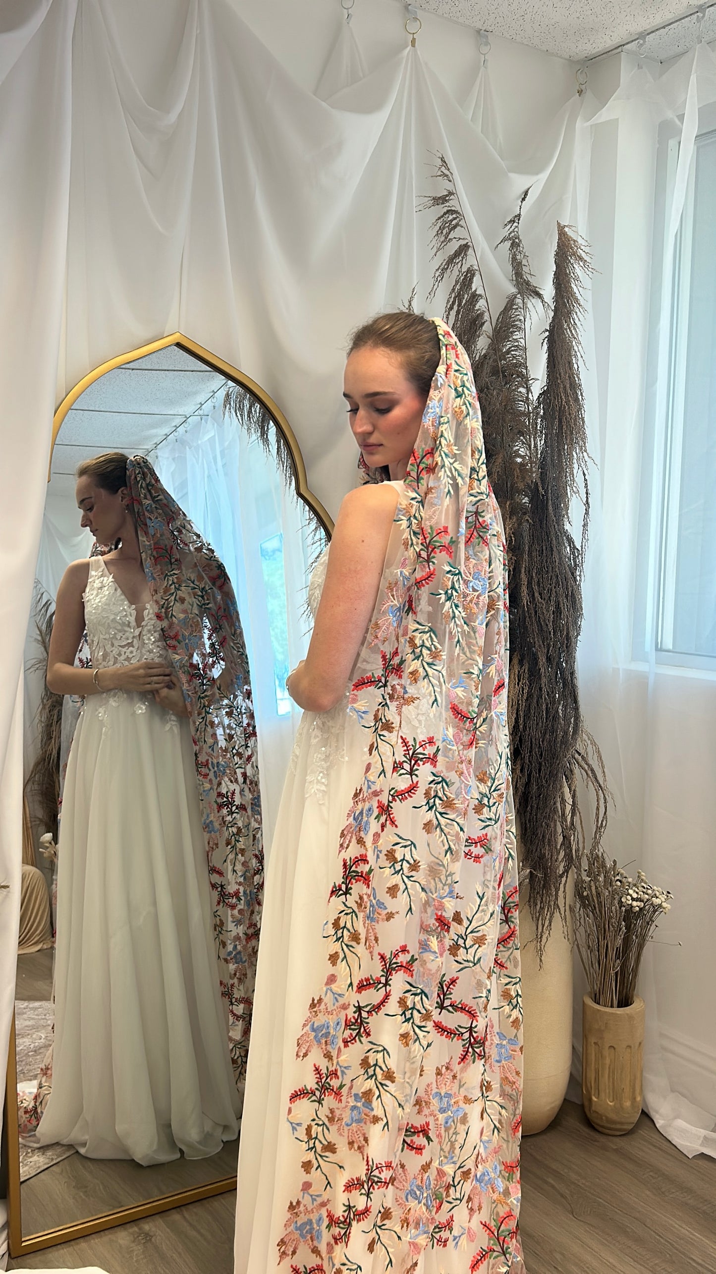 Wild Autumn | Floral Wedding Veil