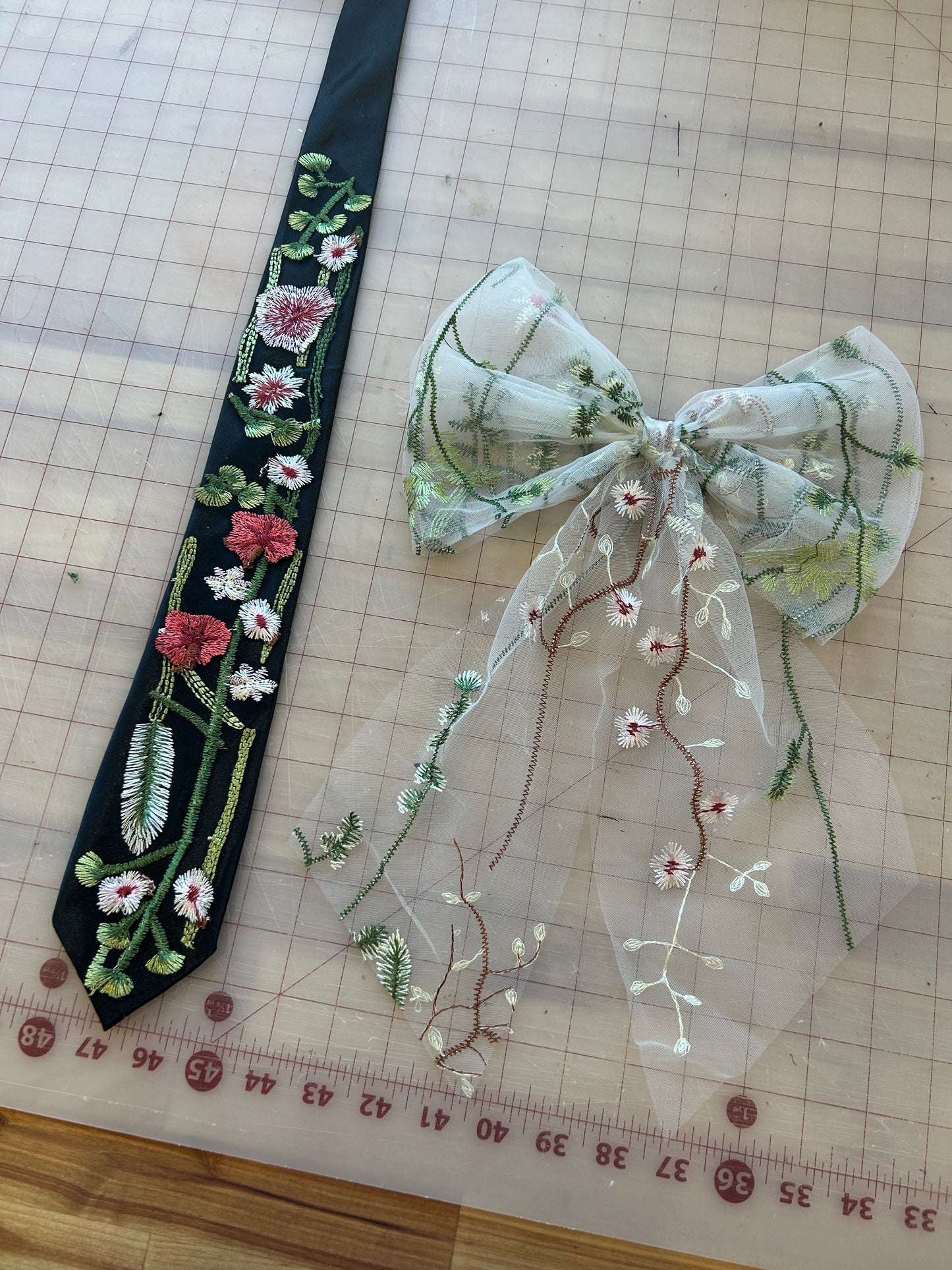 Muted Wildflower | Floral Hair Bow