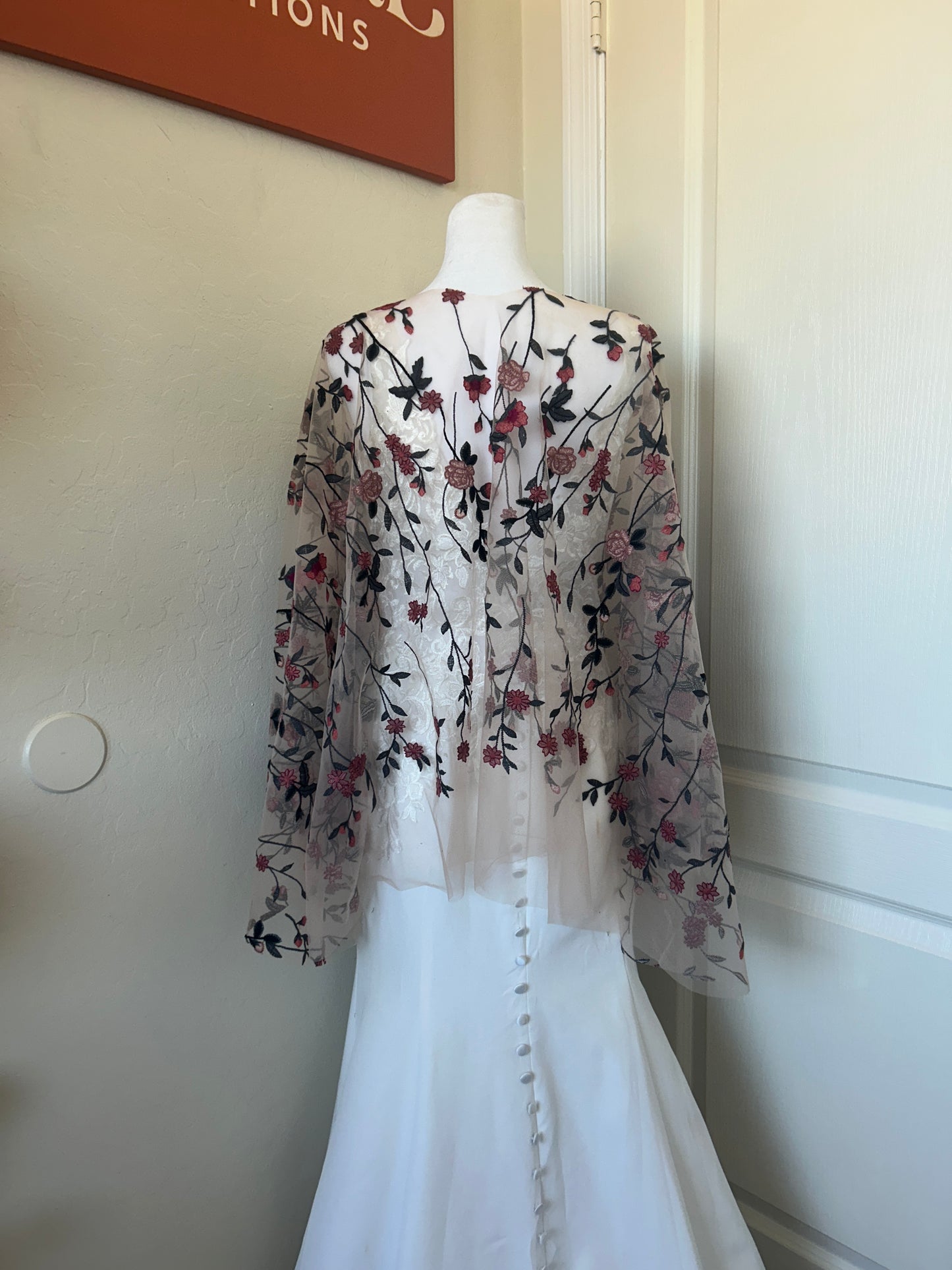 Spring, Summer & Winter Collection Capelets | Floral Embroidery