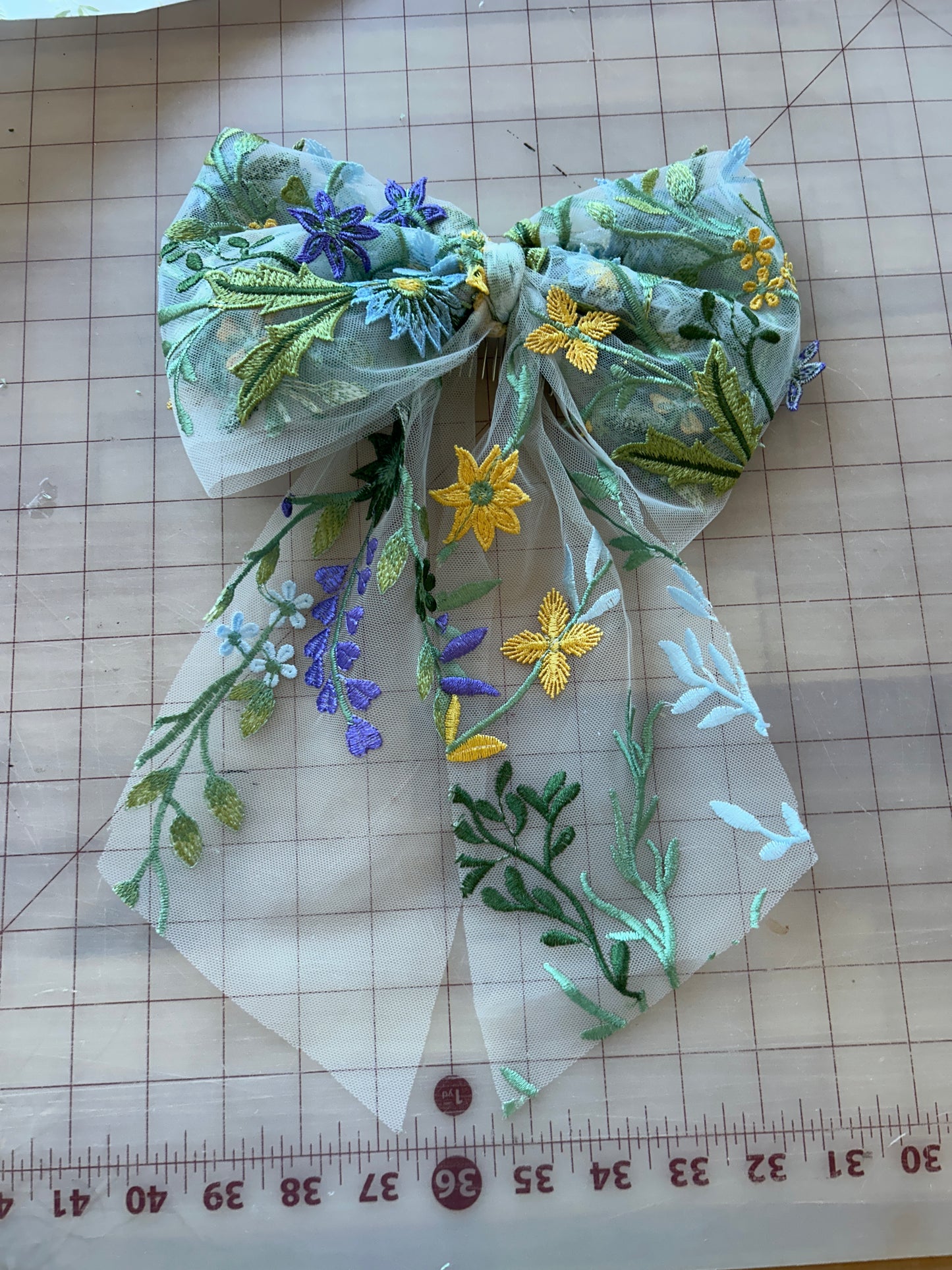 Starry Night | Floral Hair Bow