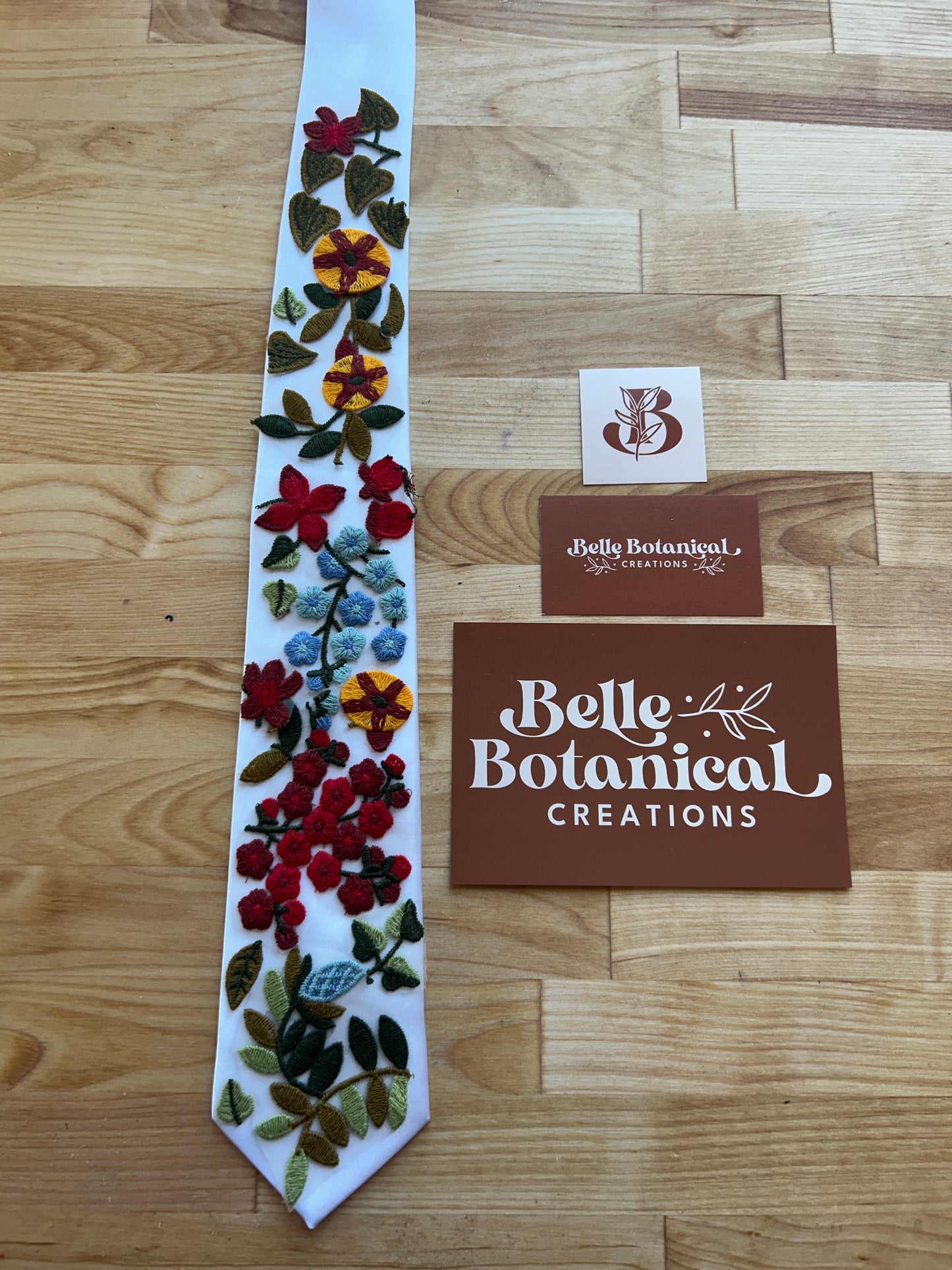 Earth Tones | Floral Tie