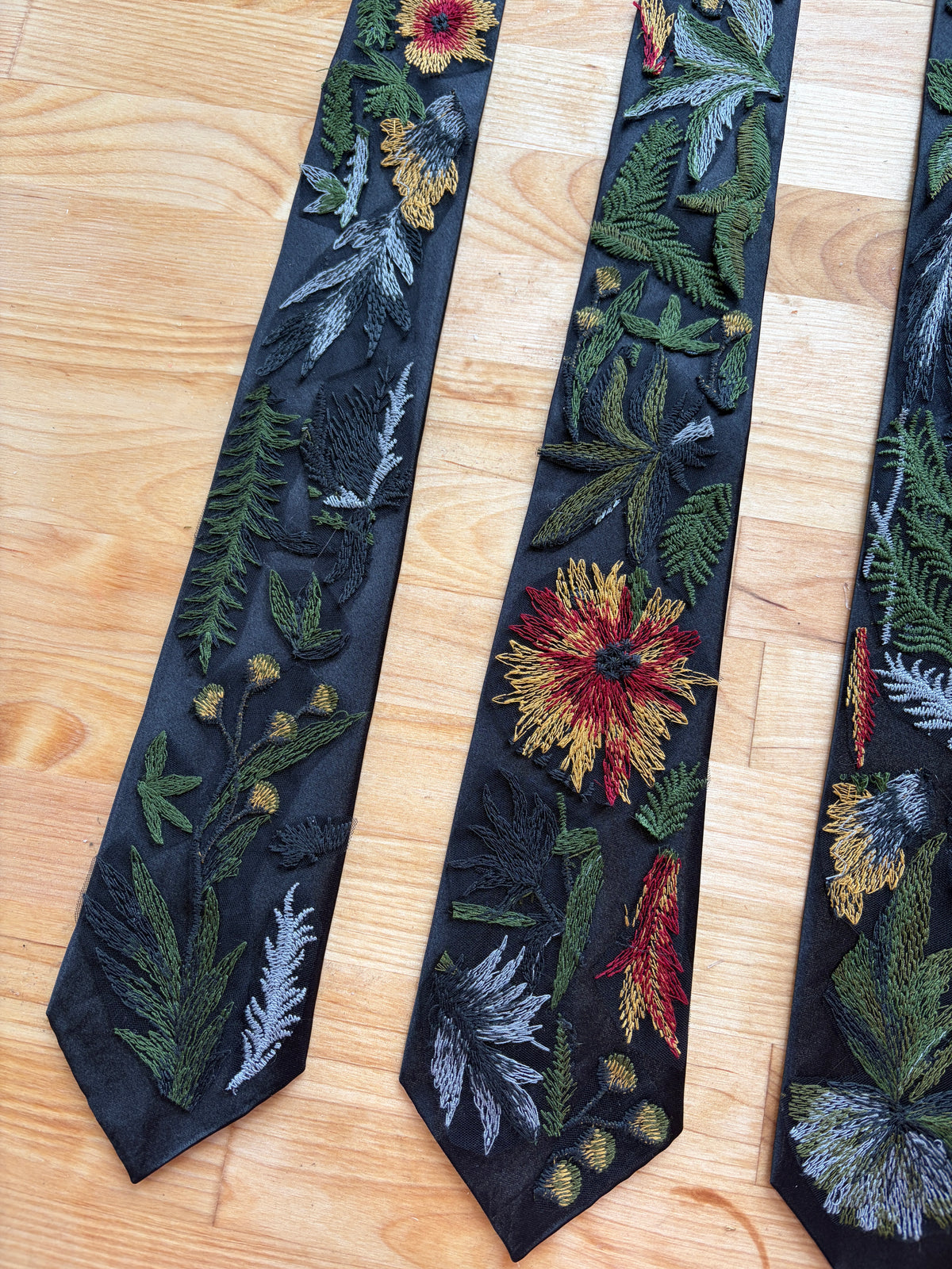 Enchanted Forest | Floral Embroidery Ties