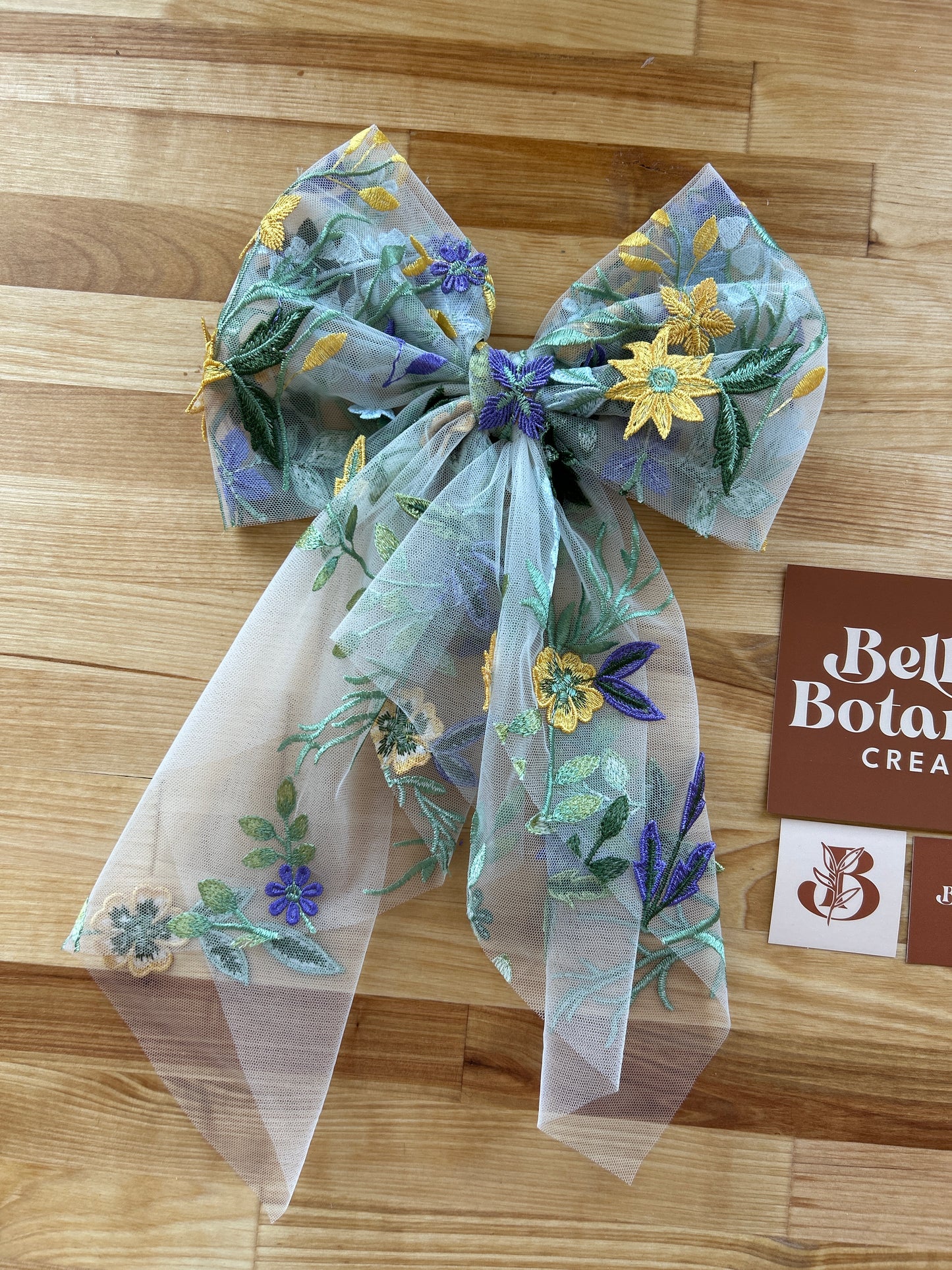 Starry Night | Floral Hair Bow