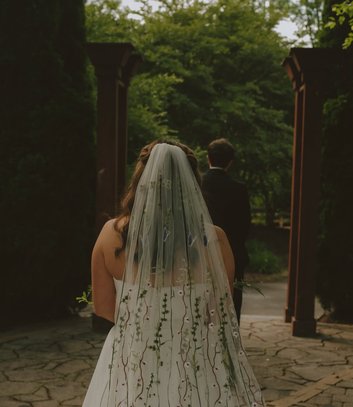 Muted Wildflower | Floral Wedding Veil