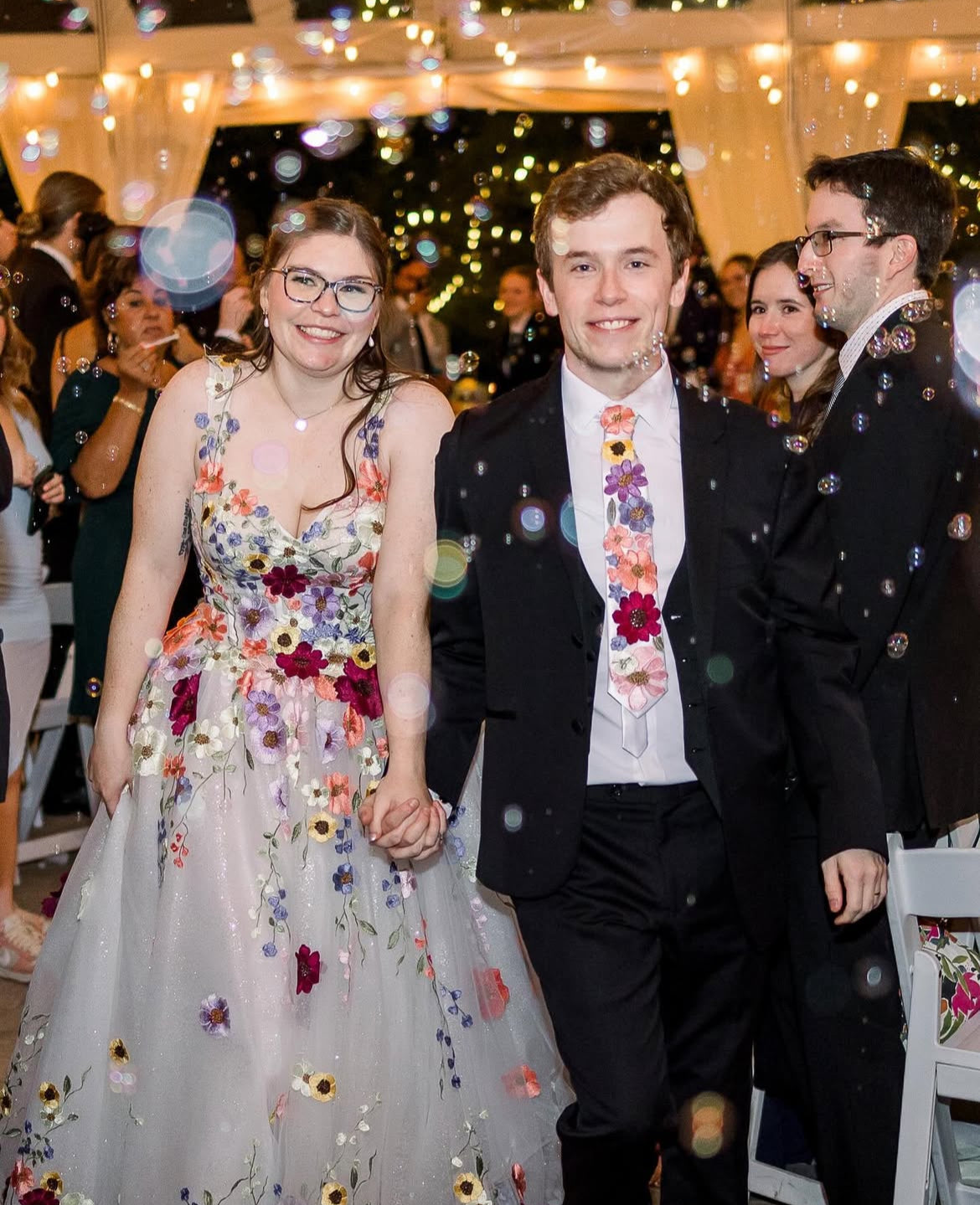 Betty's Garden | Floral Embroidery Ties