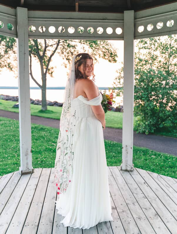 Muted Wildflower | Floral Wedding Veil