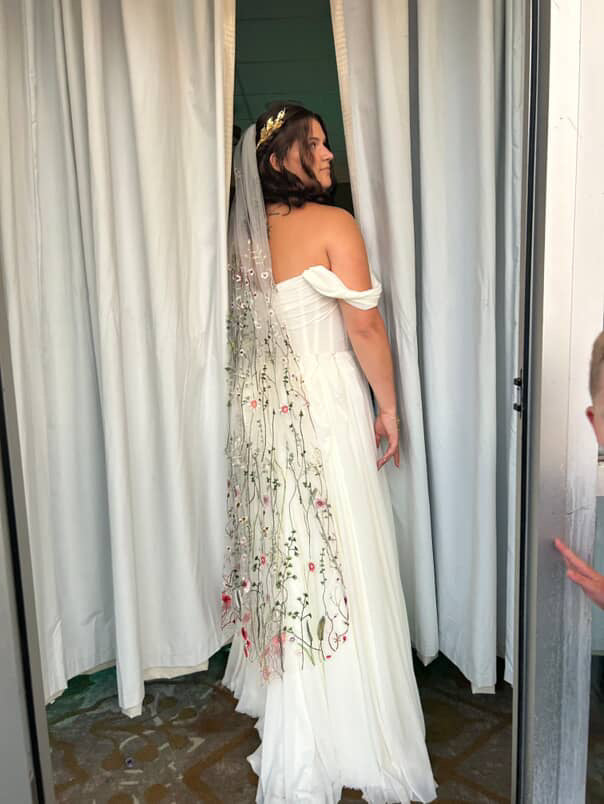 Muted Wildflower | Floral Wedding Veil