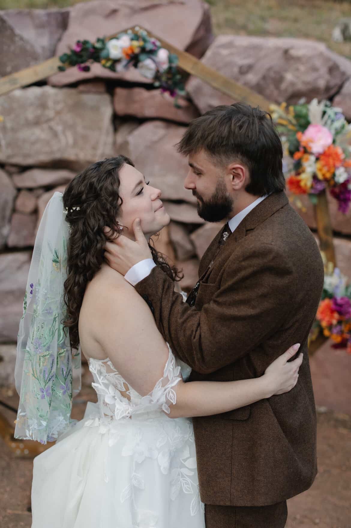 Starry Night | Floral Wedding Veil