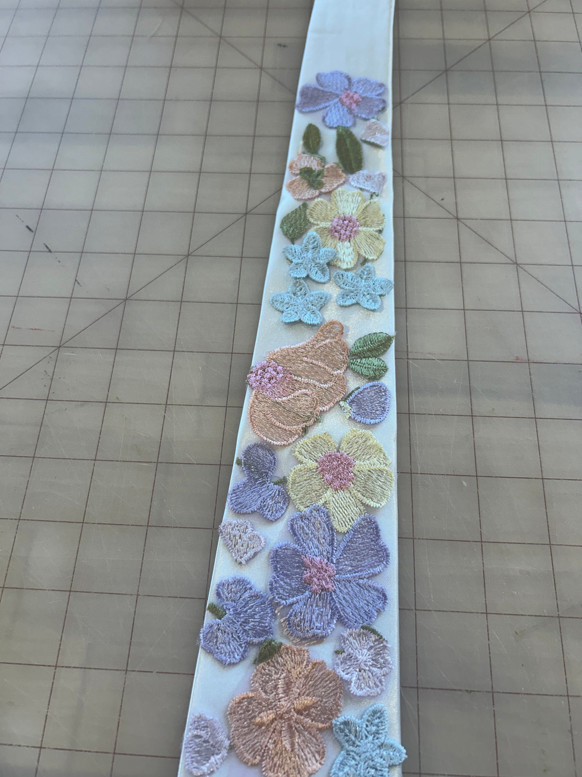 Lavender Haze | Floral Embroidery Ties