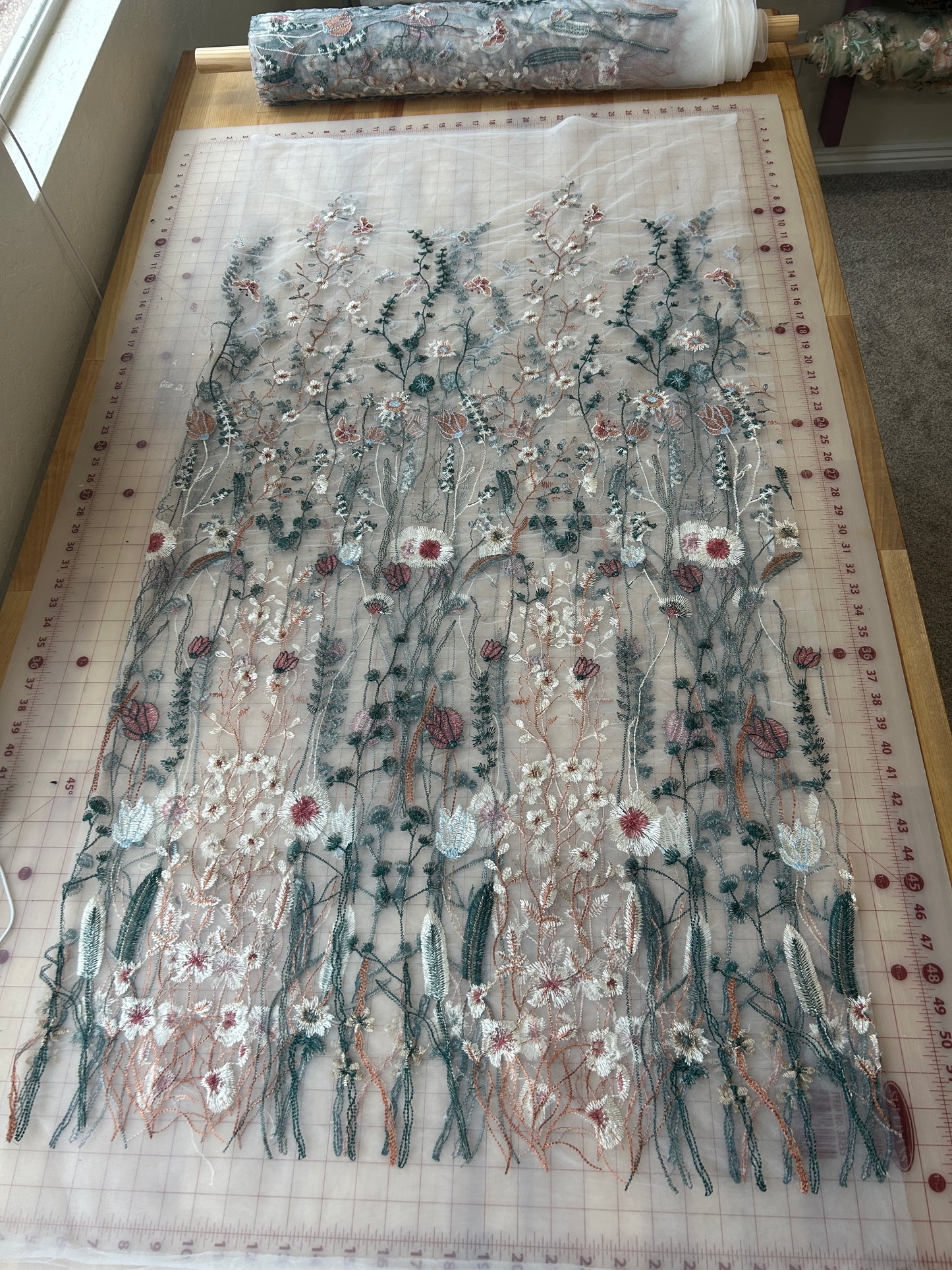 Green Wildflower | Floral Wedding Veil