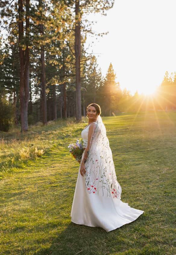 Muted Wildflower | Floral Wedding Veil