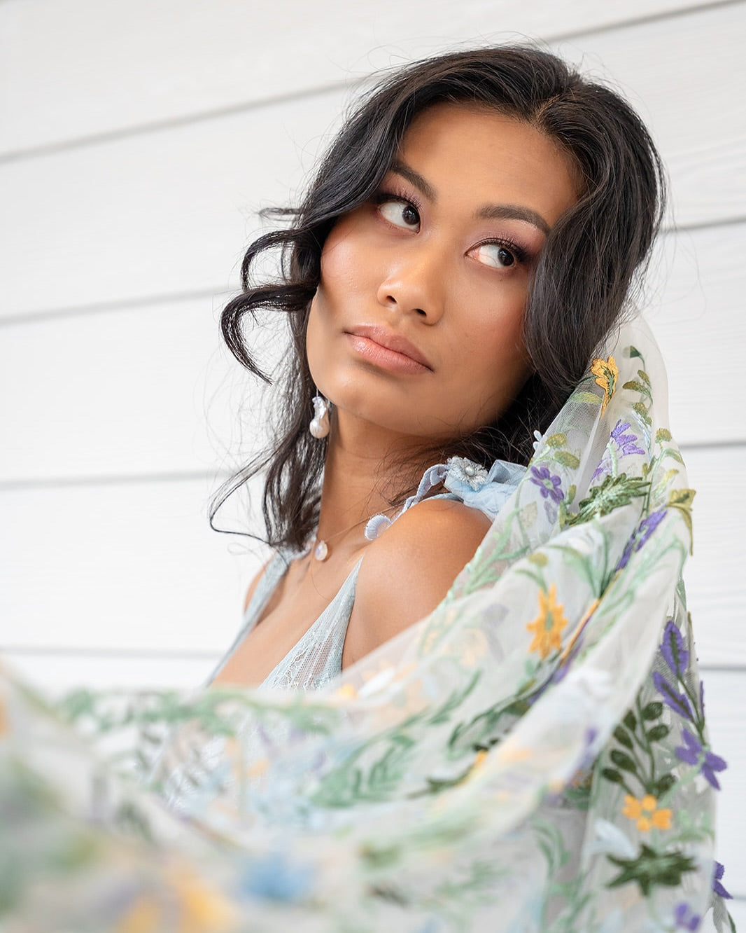 Starry Night | Floral Wedding Veil