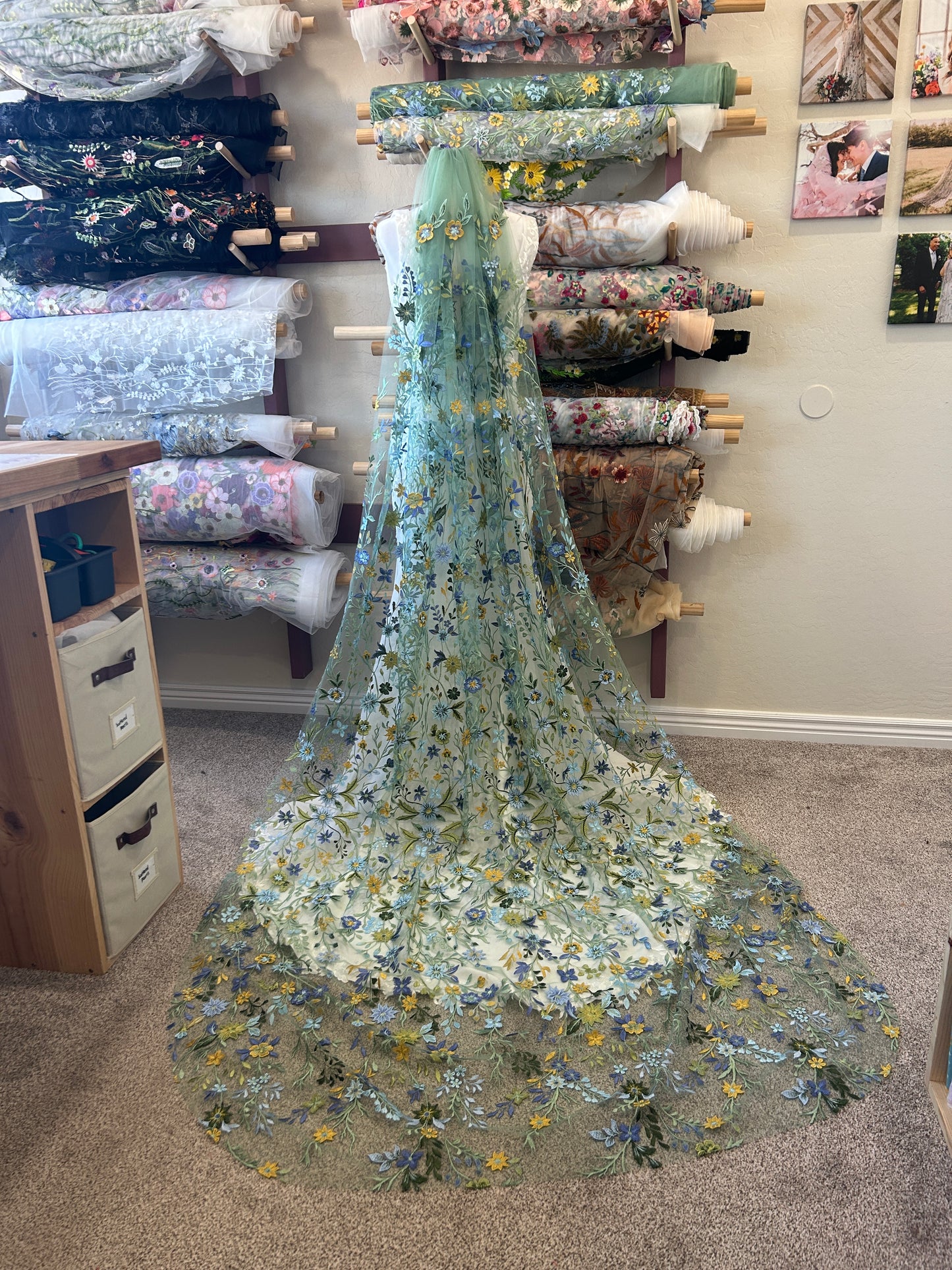 Starry Night | Floral Wedding Veil