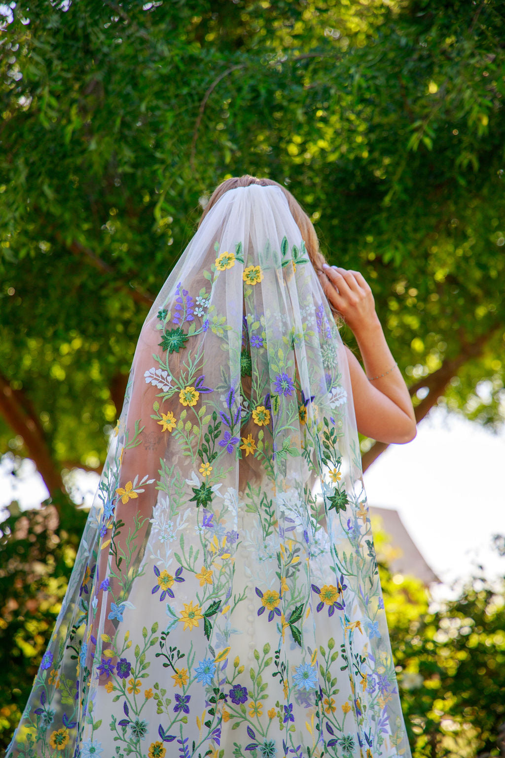 Starry Night | Floral Wedding Veil