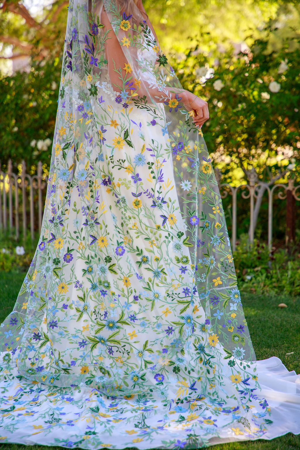 Starry Night | Floral Wedding Veil
