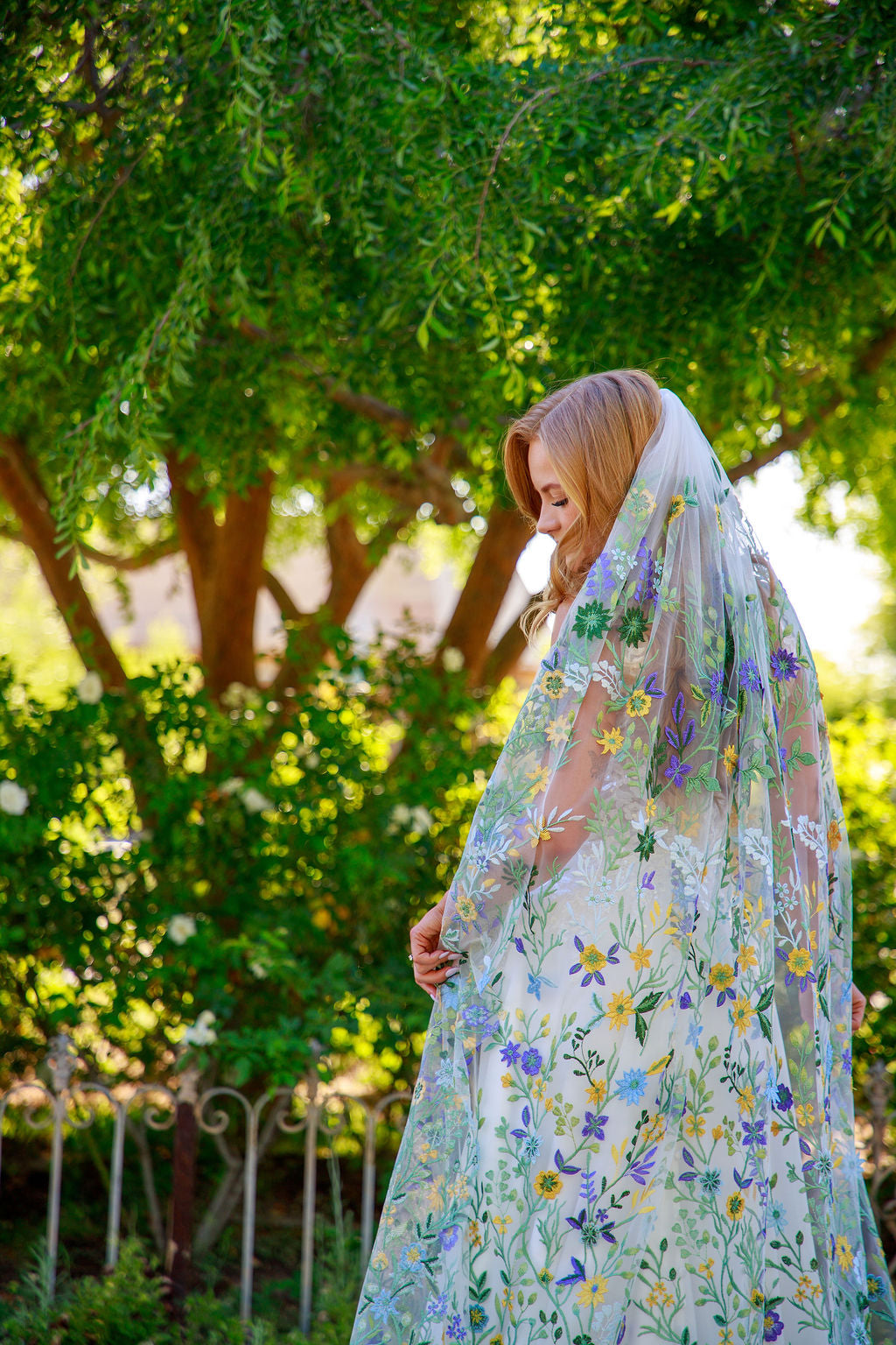 Starry Night | Floral Wedding Veil