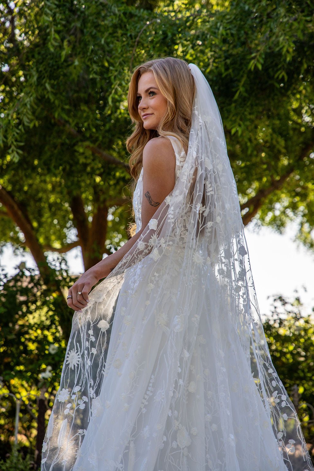 Ivory Wildflower | Floral Wedding Veil