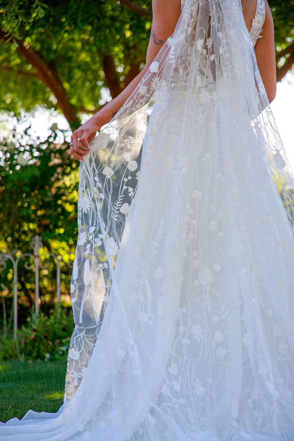 Ivory Wildflower | Floral Wedding Veil