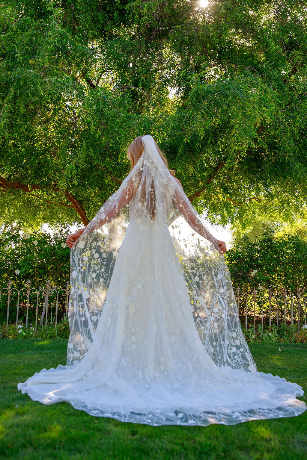 Ivory Wildflower | Floral Wedding Veil – Belle Botanical Creations LLC