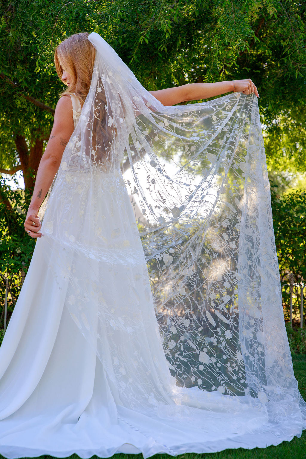 Ivory Wildflower | Floral Wedding Veil