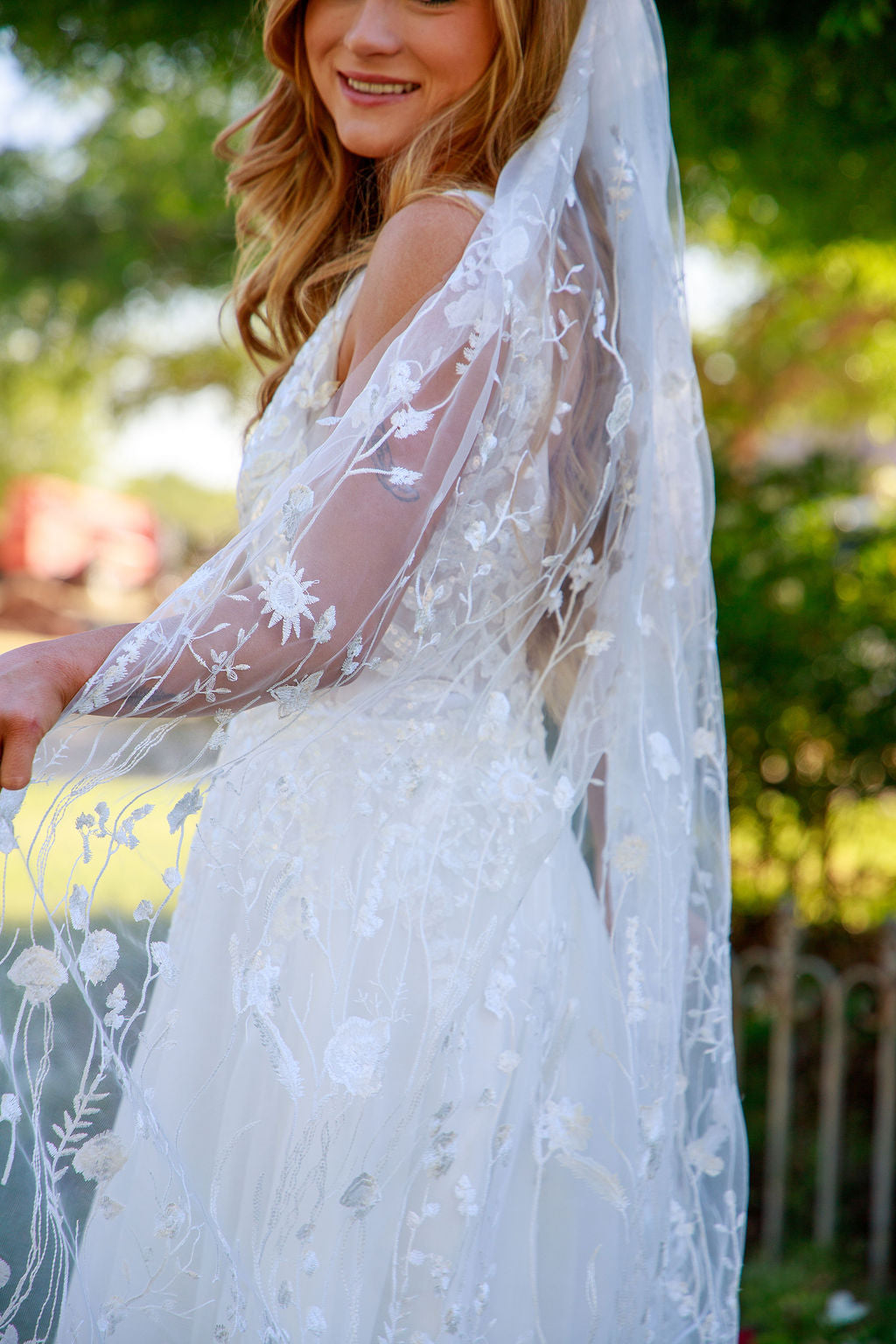 Ivory Wildflower | Floral Wedding Veil