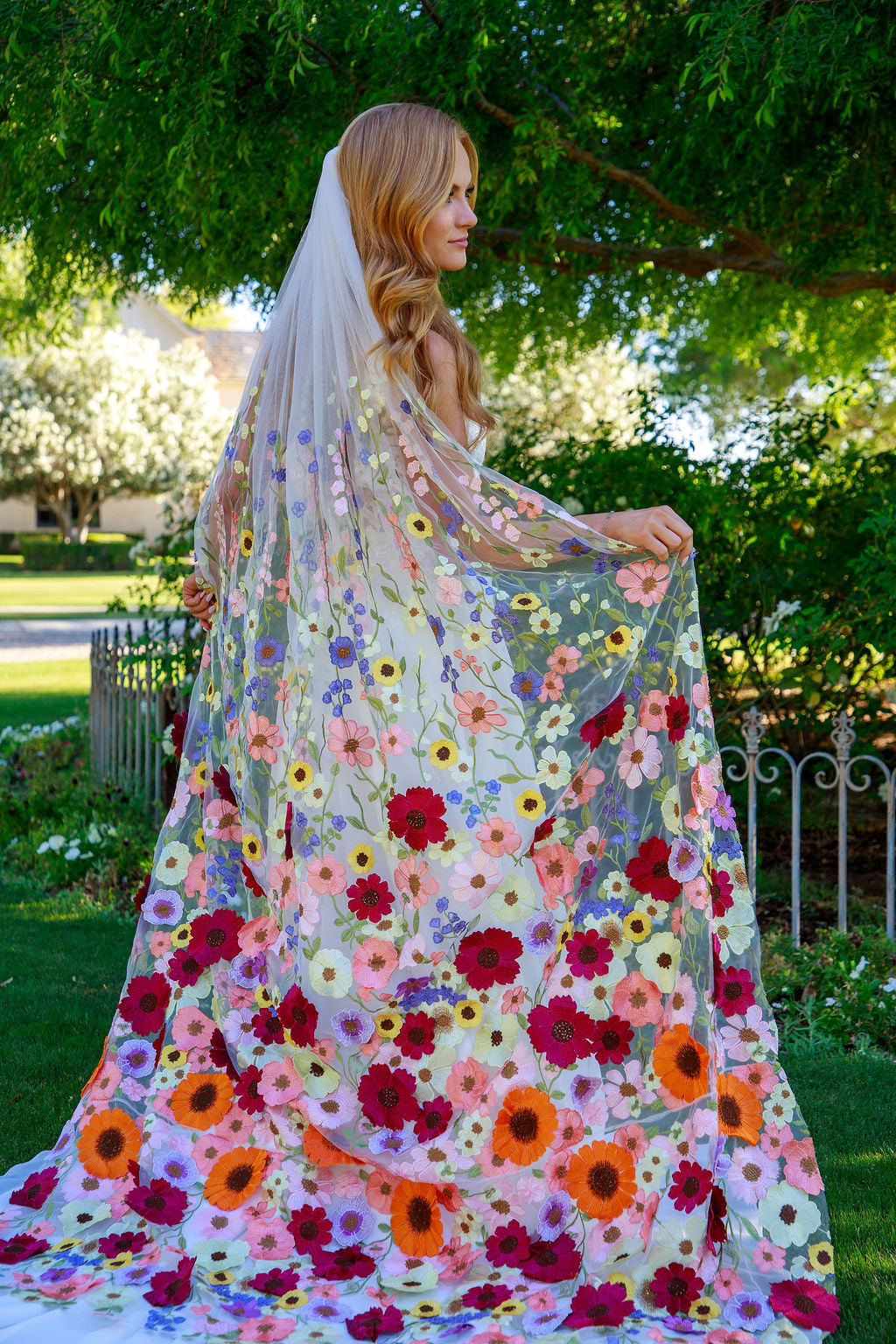 Betty's Garden | Floral Wedding Veil