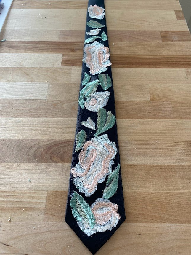 Vintage Rose | Floral Embroidery Ties