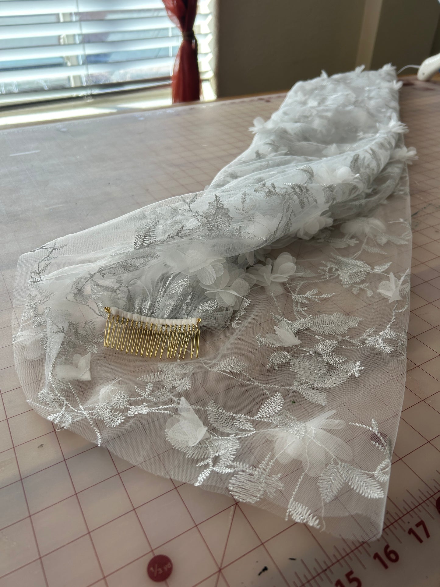 Leaves Falling Down | Floral Wedding Veil