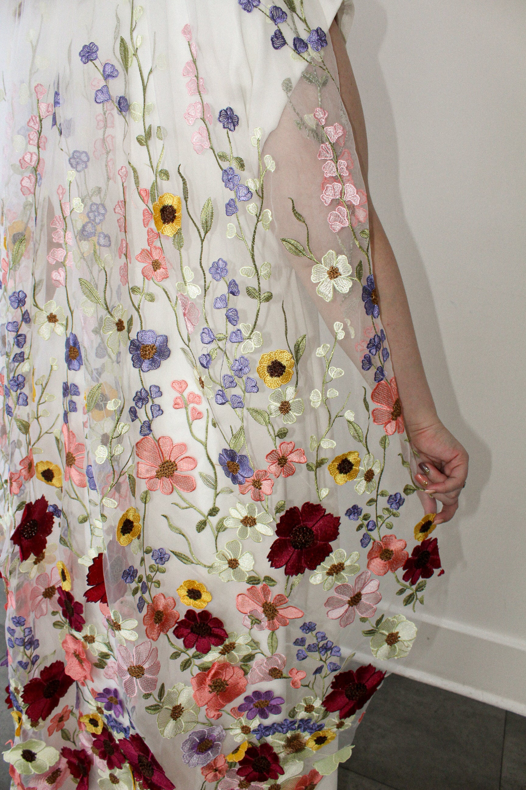 Betty's Garden | Floral Wedding Veil Belle Botanical Creations LLC Betty's Garden | Floral Wedding Veil Belle Botanical Creations LLC