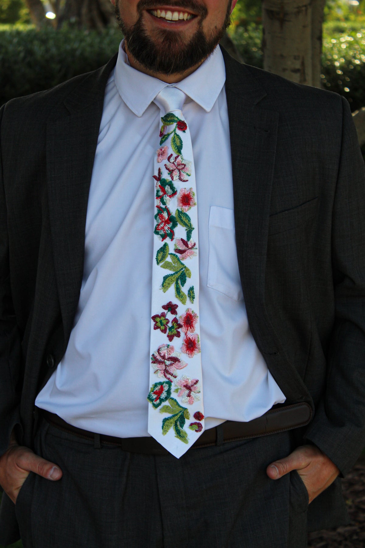 Jewel | Floral Embroidery Ties