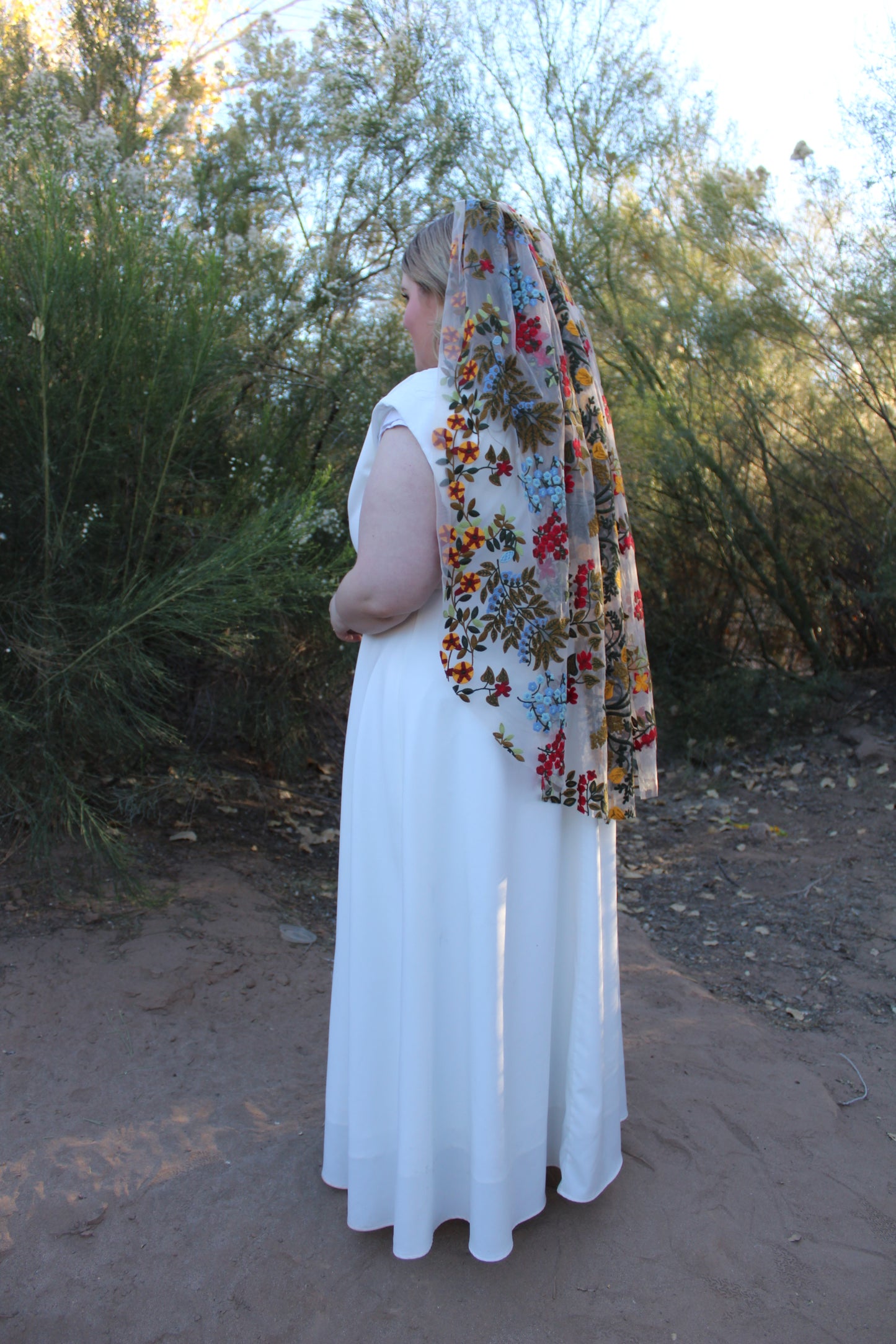 Earth Tones | Floral Wedding Veil