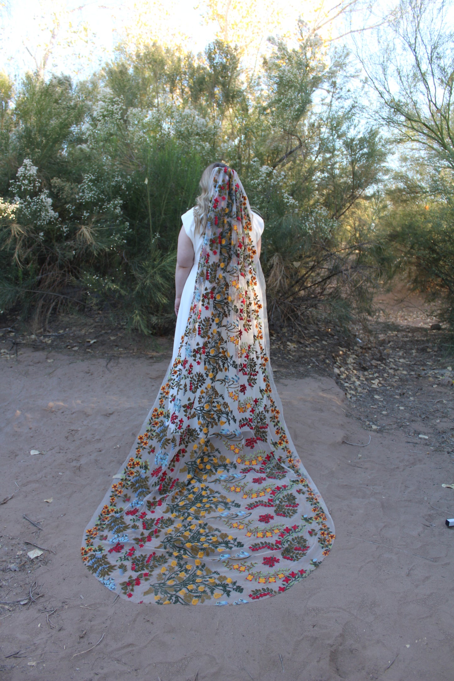 Earth Tones | Floral Wedding Veil