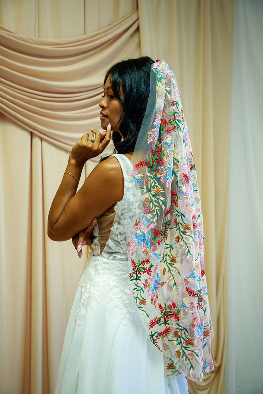 Wild Autumn | Floral Wedding Veil