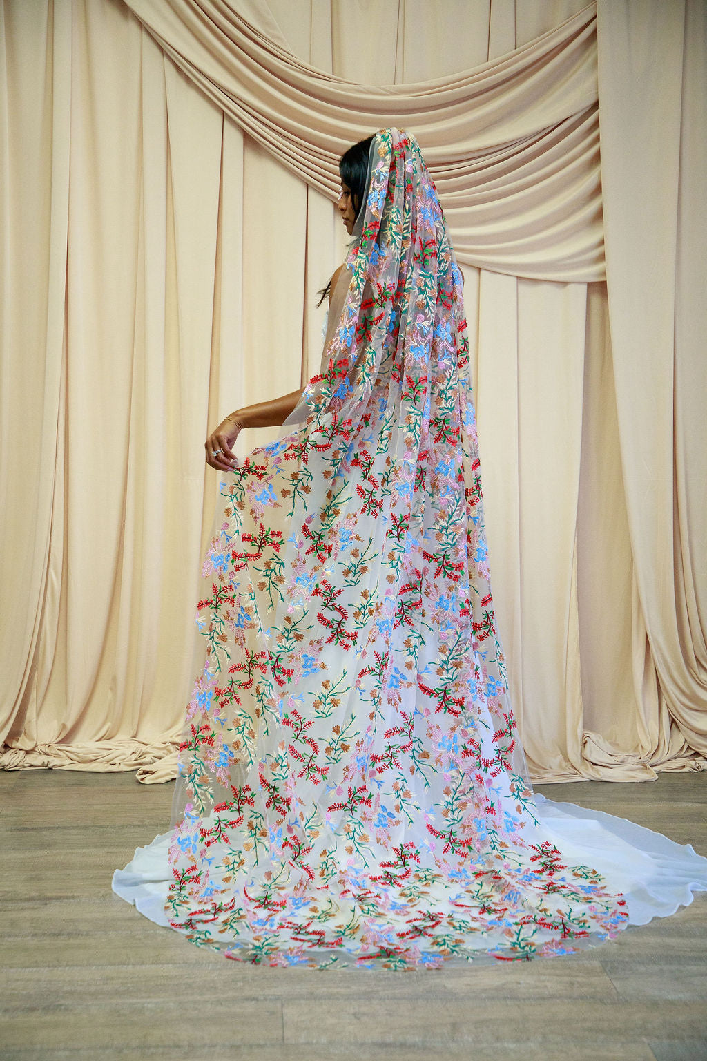 Wild Autumn | Floral Wedding Veil