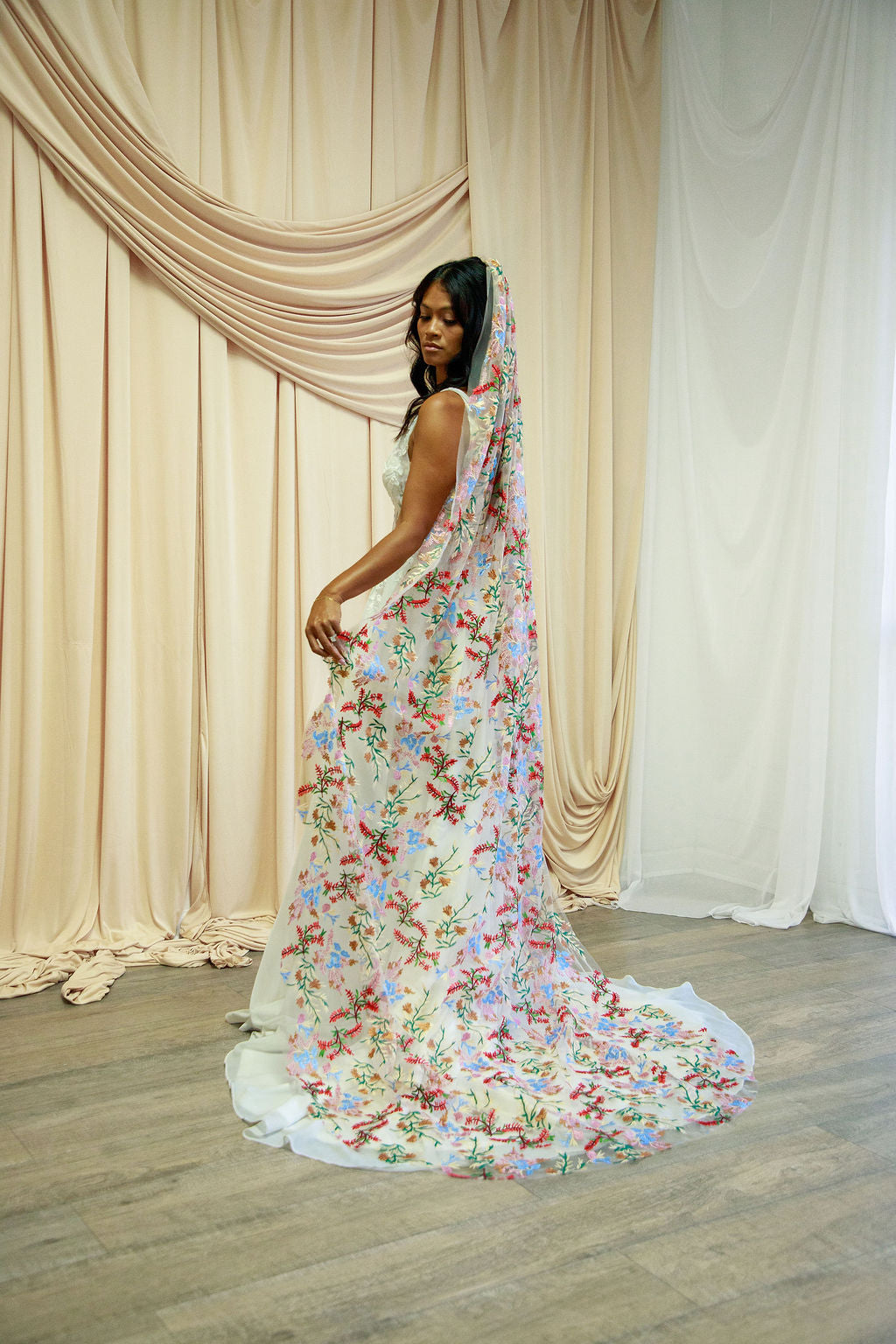 Wild Autumn | Floral Wedding Veil