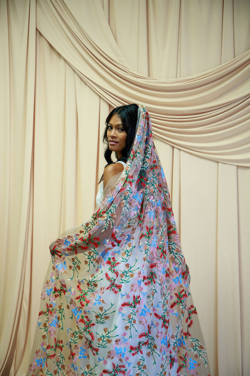 Wild Autumn | Floral Wedding Veil