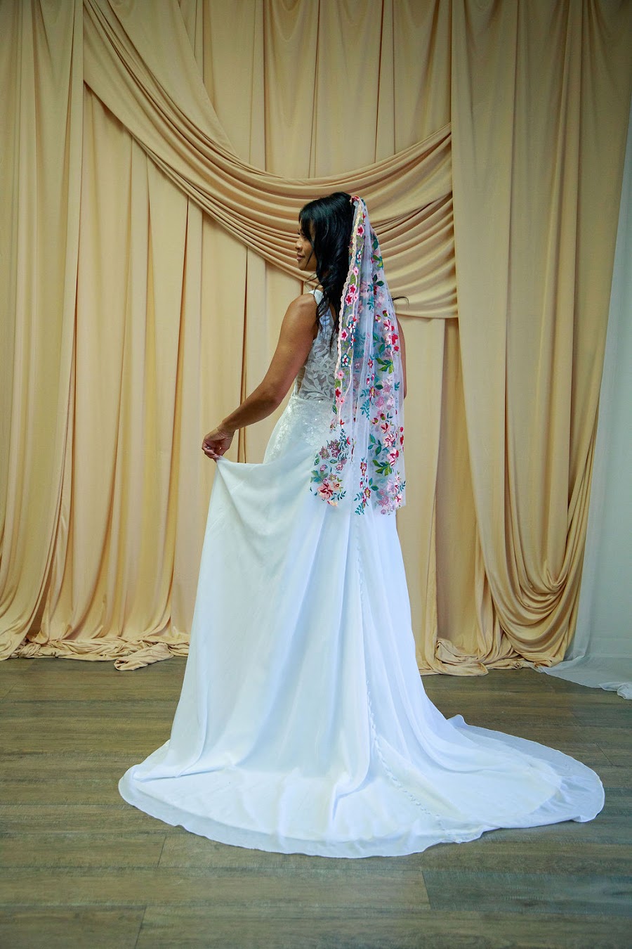Jewel | Floral Wedding Veil