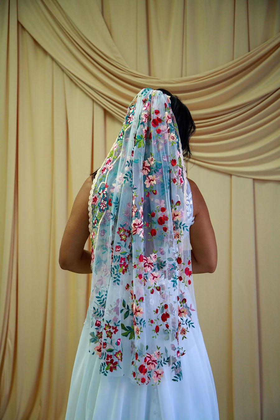 Jewel | Floral Wedding Veil
