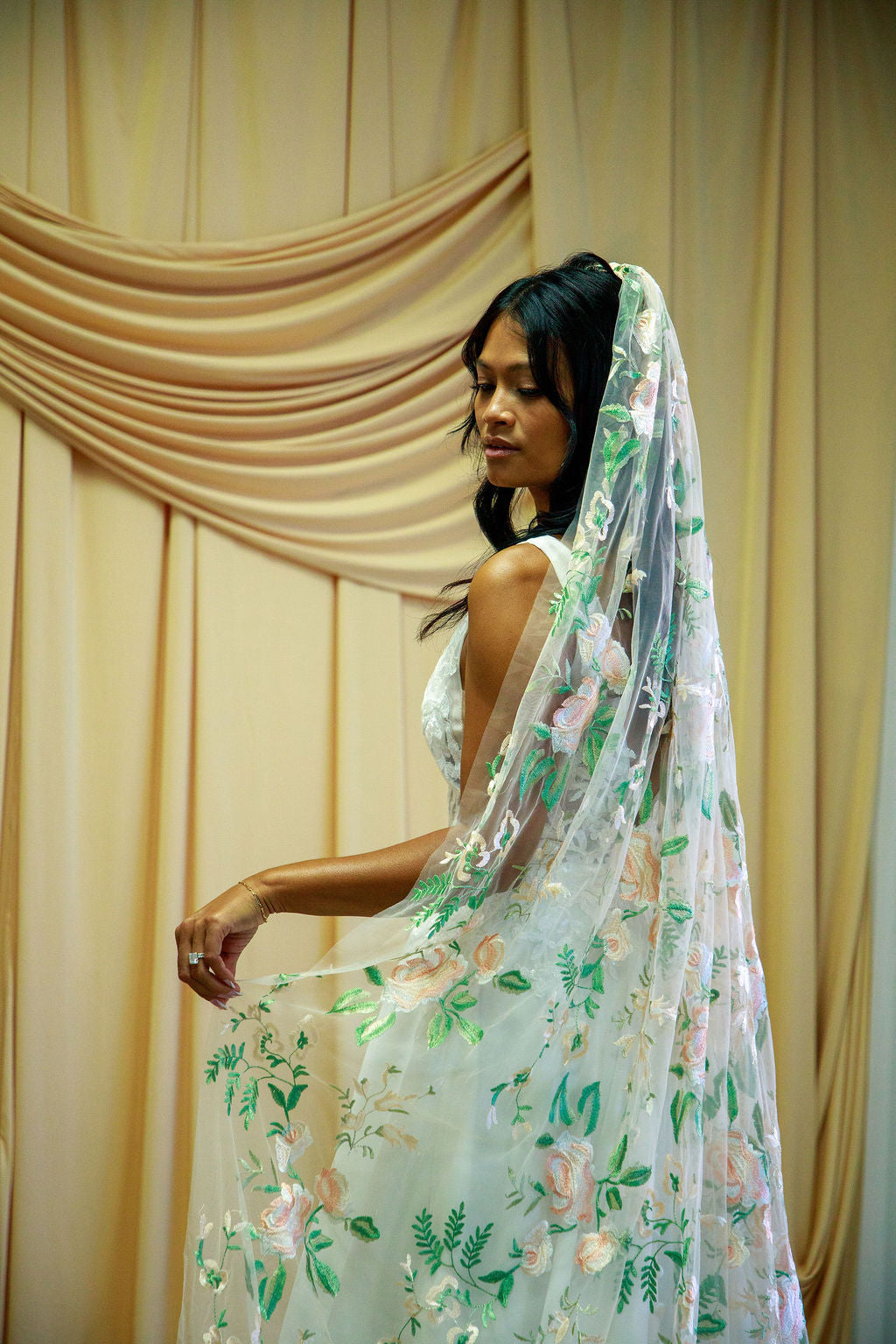 Vintage Rose | Floral Wedding Veil