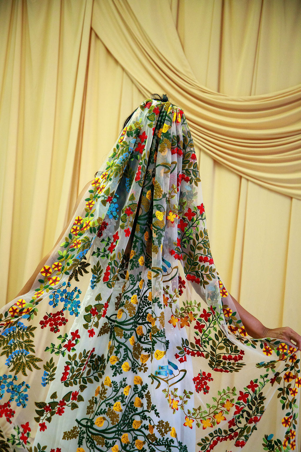 Earth Tones | Floral Wedding Veil