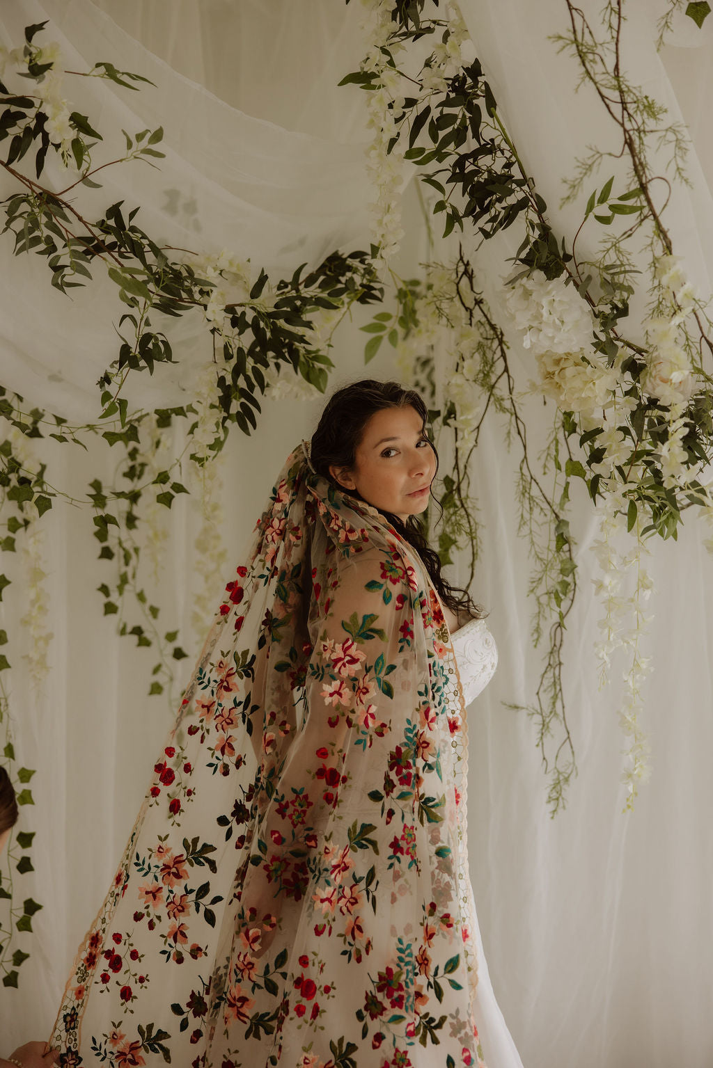 Jewel | Floral Wedding Veil