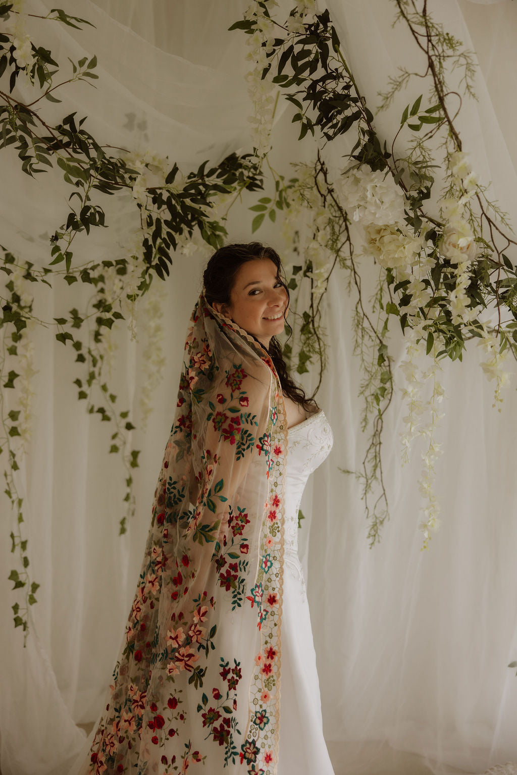 Jewel | Floral Wedding Veil