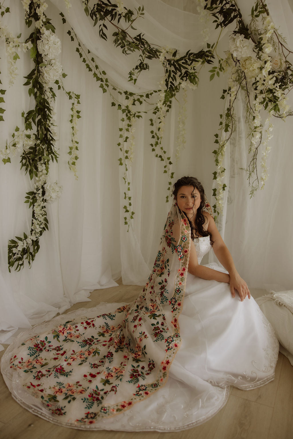 Jewel | Floral Wedding Veil