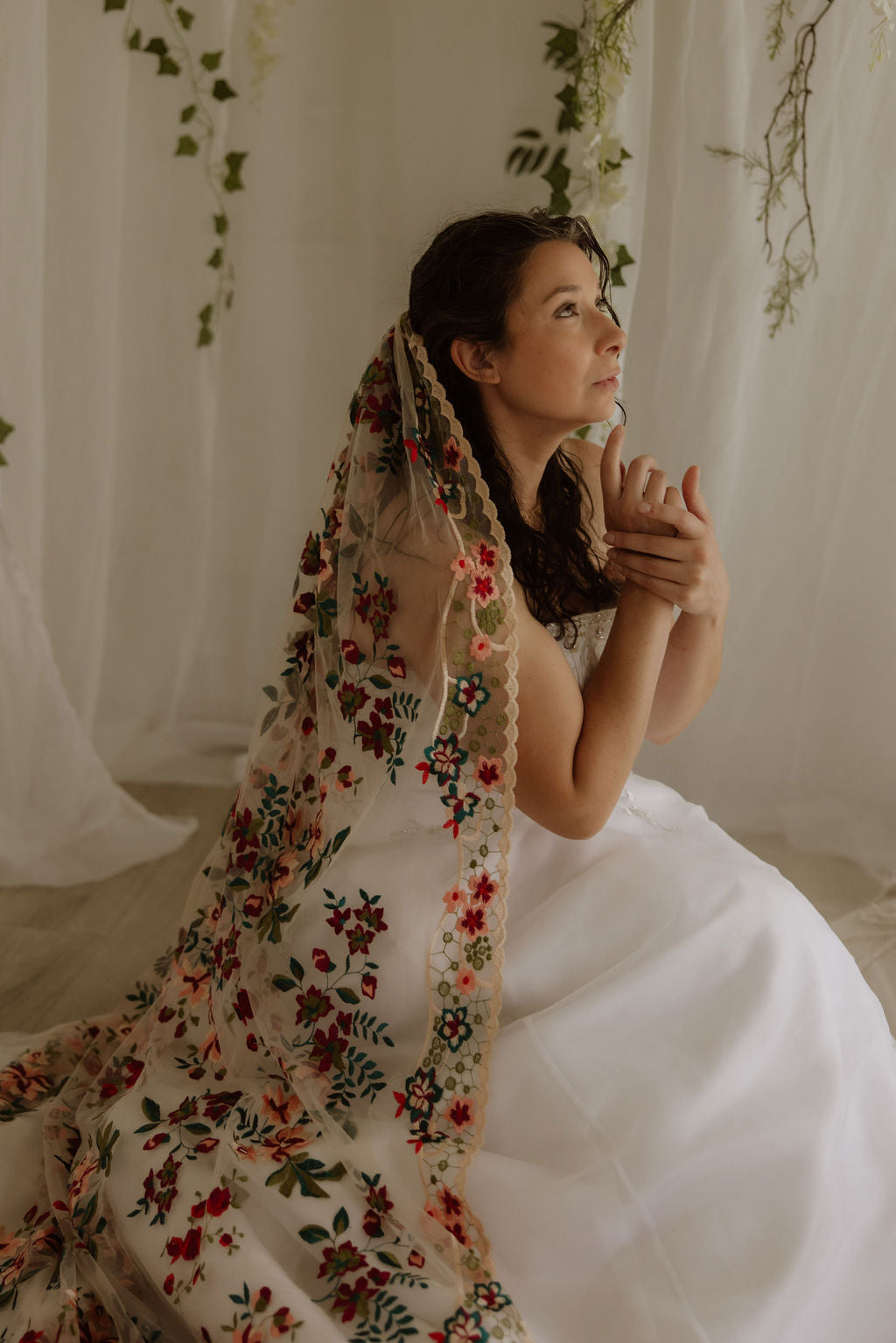 Jewel | Floral Wedding Veil