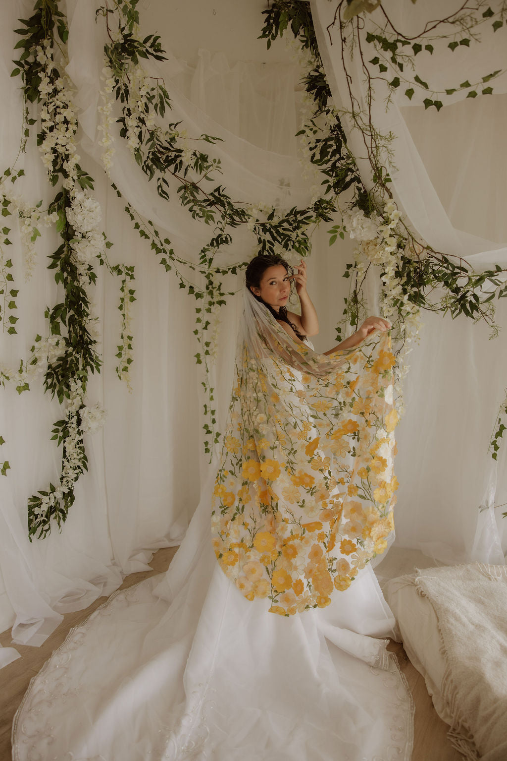 Sunrise Blvd | Floral Wedding Veil