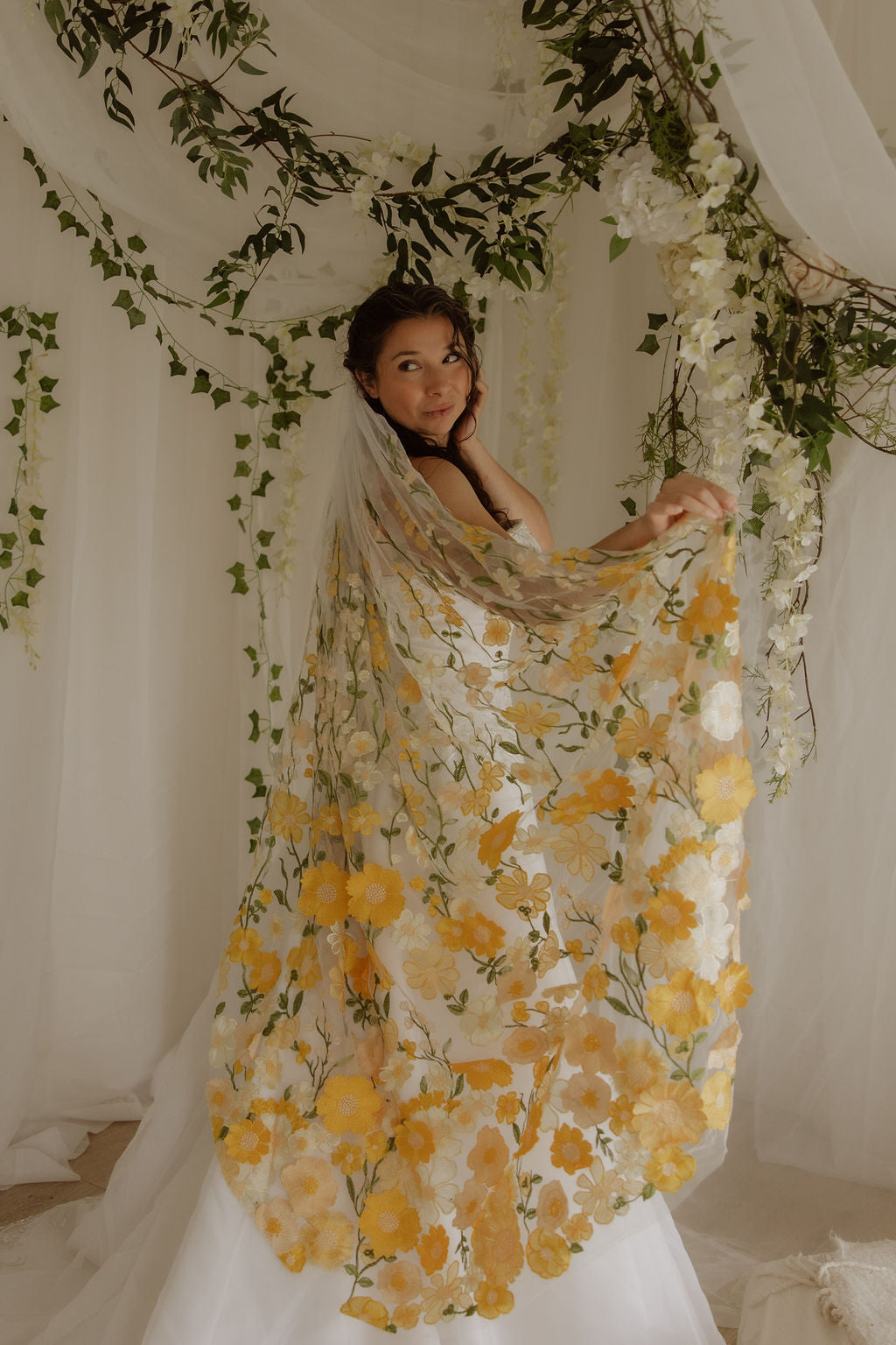 Sunrise Blvd | Floral Wedding Veil