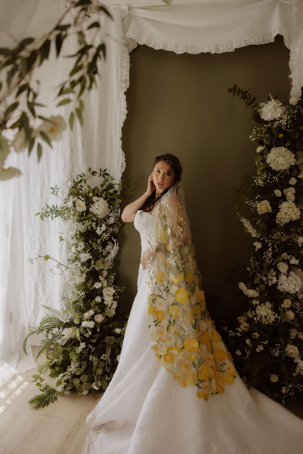 Sunrise Blvd | Floral Wedding Veil