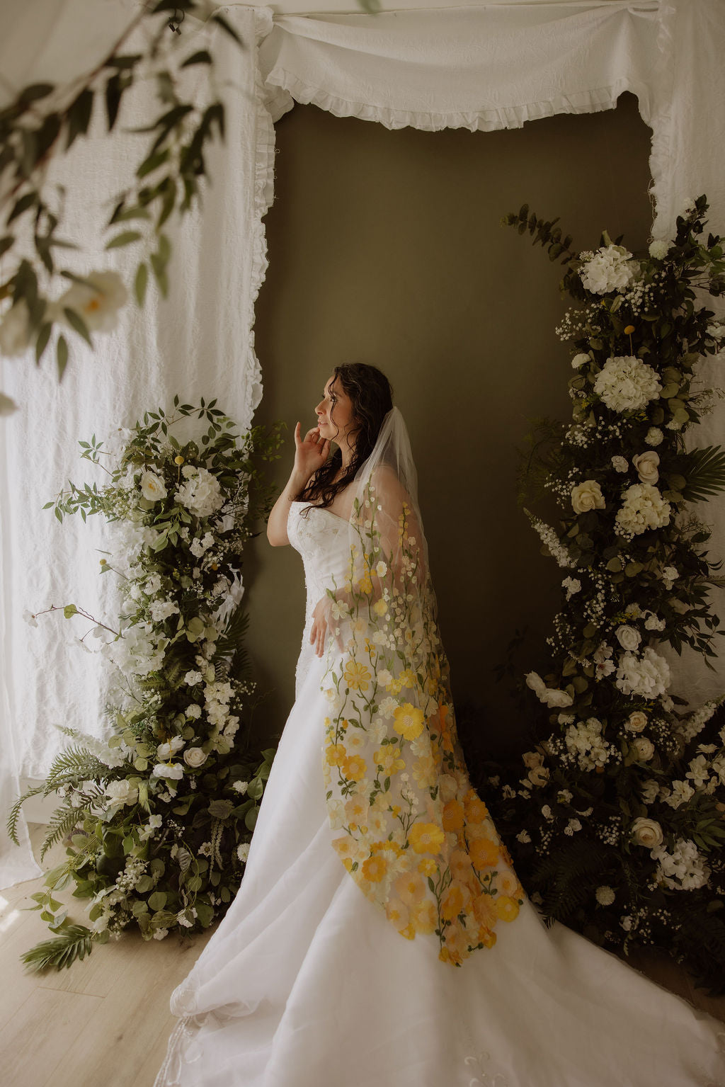 Sunrise Blvd | Floral Wedding Veil