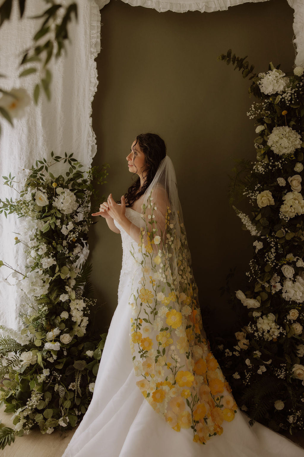 Sunrise Blvd | Floral Wedding Veil